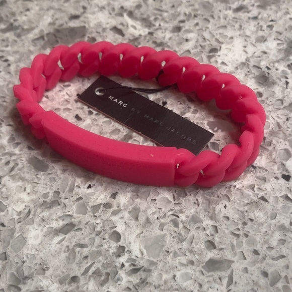 Marc By Marc Jacobs Hot Pink Braided Bracelet - Picture 7 of 8